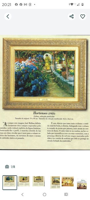 Coleção de quadros do Pintor José Malhoa