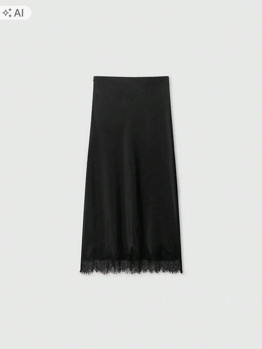 Shein czarna mini spódnica ołówkowa z wysokim stanem s 1ła