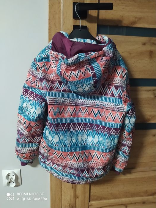 Kurtka narciarska dziewczęca chlopieca 122 128