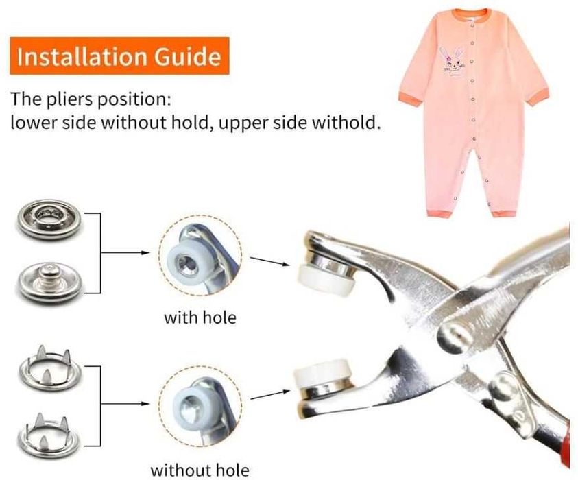 Szczypce do przelotek + zestaw przelotek