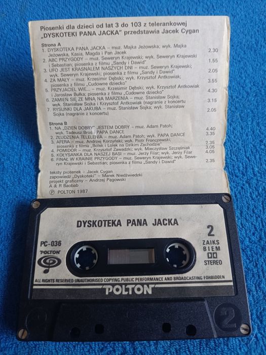 Dyskoteka Pana Jacka (Teleranek) z 1987 roku