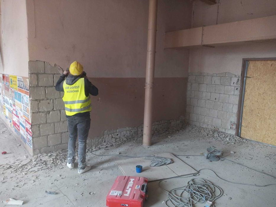 Rozbiórki, wyburzenia, wywóz gruzu, śmieci, itp.