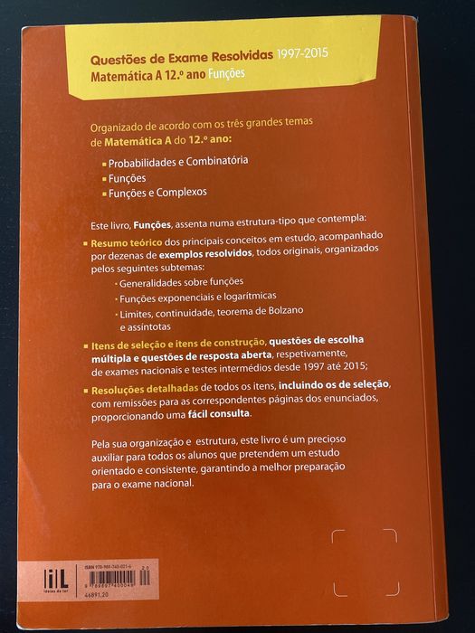 Livro para exame matematica