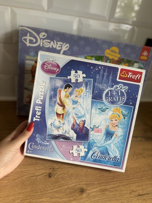 Puzzle Cinderella + Gra Planszowa GRATIS