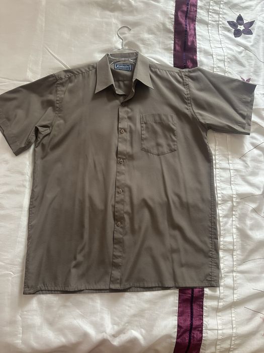 Koszula męska firmy Jinbailin kolor khaki rozmiar 40/41, XL