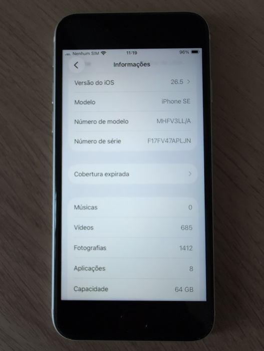 iPhone SE (2020) 64 Gb Branco