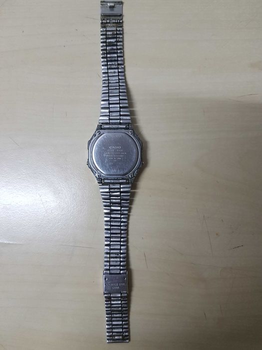 Zegarek nareczny CASIO A168 ILLUMINATOR 3298 ElectroLuminescence Alarm