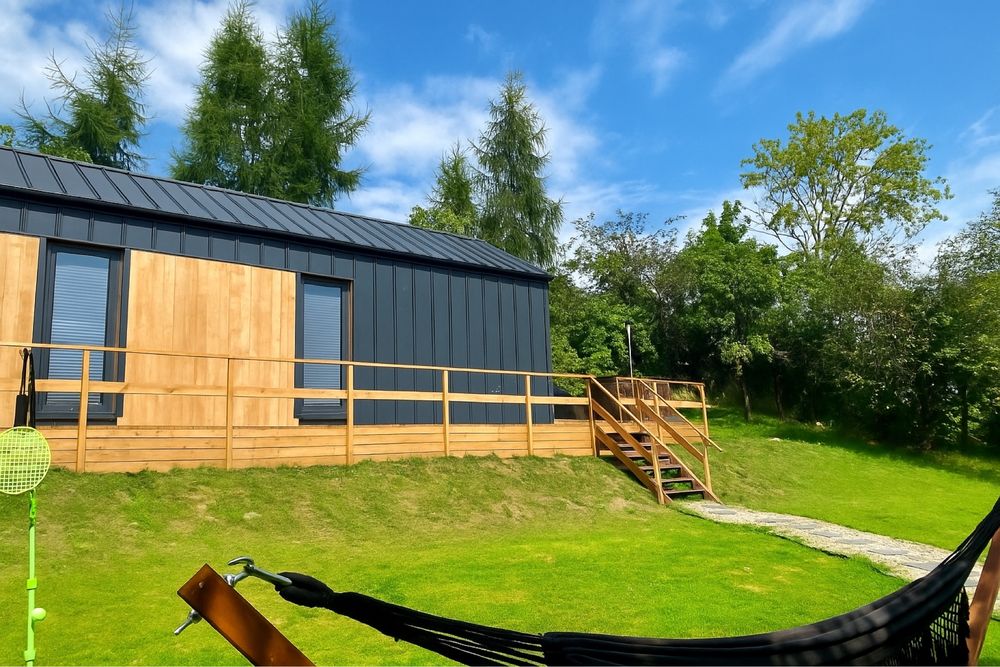 Domek nad jeziorem Drawskim jacuzzi jezioro drawsko drawskie czaplinek