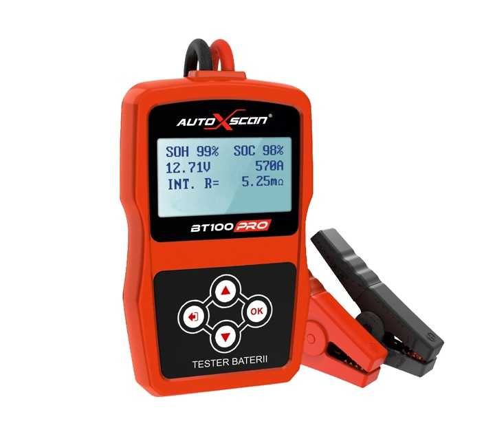 Tester Do AKUMULATORÓW Baterii 12V BT100 PRO Język Polski+inst.PL