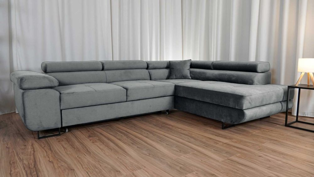 Narożnik Rio. Rogówka. Regulowane zagłówki. Sprężyny! Szybka dostawa!