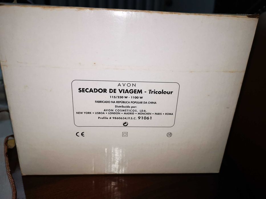 Secador de cabelo de viagem