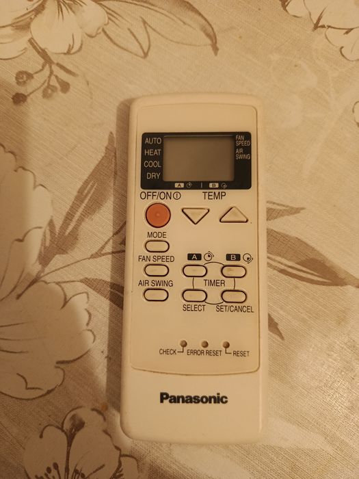 Comando ar condicionado Panasonic