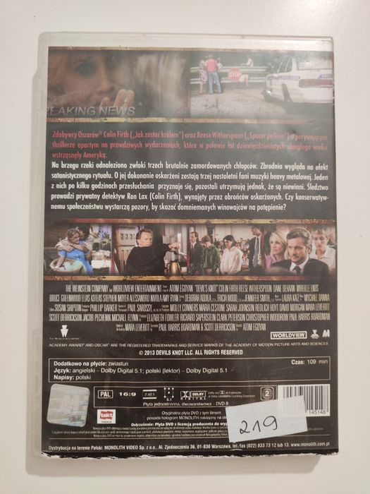 Diabelska przełęcz - płyta DVD