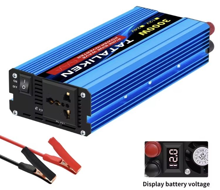 Інвертор Tataliken 12v 3000Вт чистий синус , Перетворювач напруги .