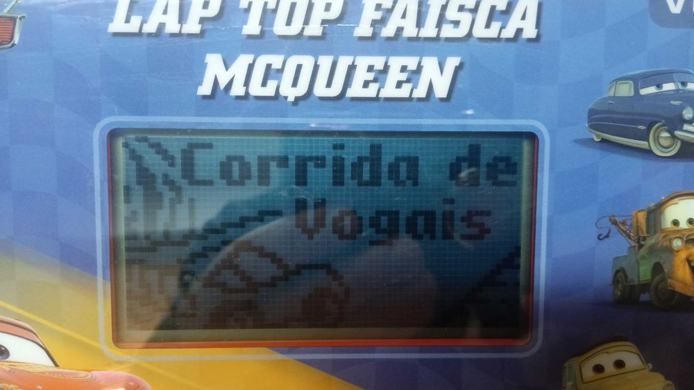 Jogo computador MCQUEEN para crianças