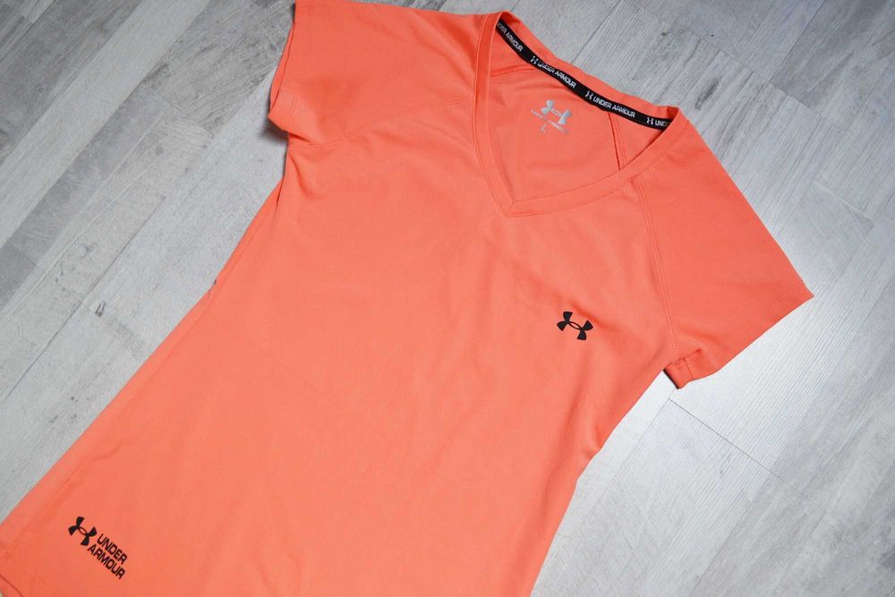 Pomarańczowa koszulka Under Armour sportowa L