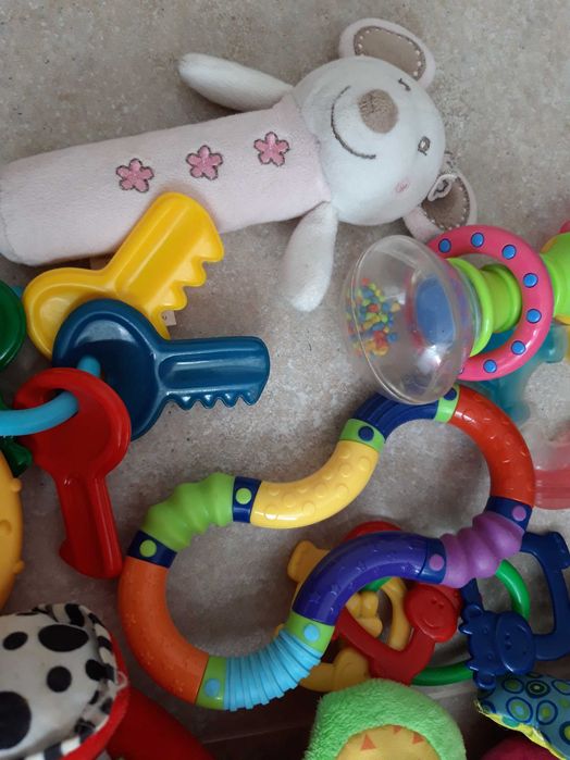 Zabawki niemowlęce, gryzak, zawieszka do wózka