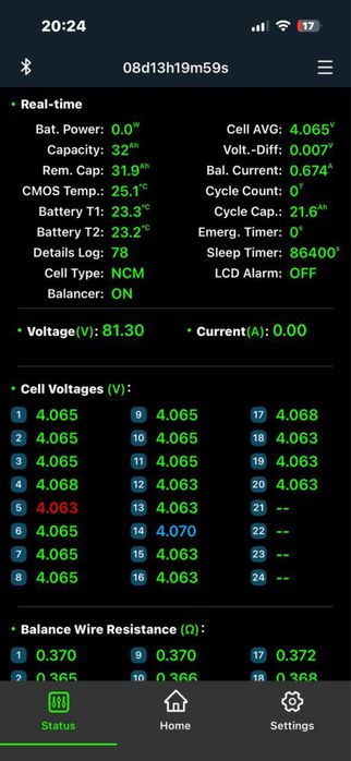 Продам батарею 72v32ah