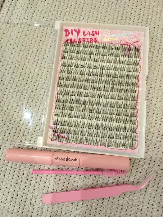 Rzęsy bondingowe kępki rzęs sztuczne rzęsy doklejane