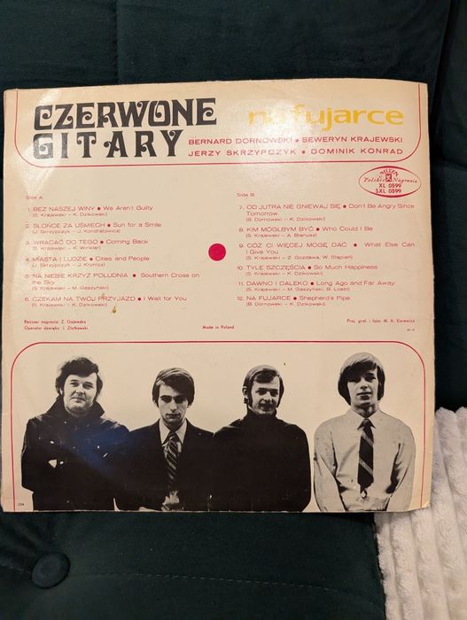 Czerwone gitary Na fujarce płyta winylowa