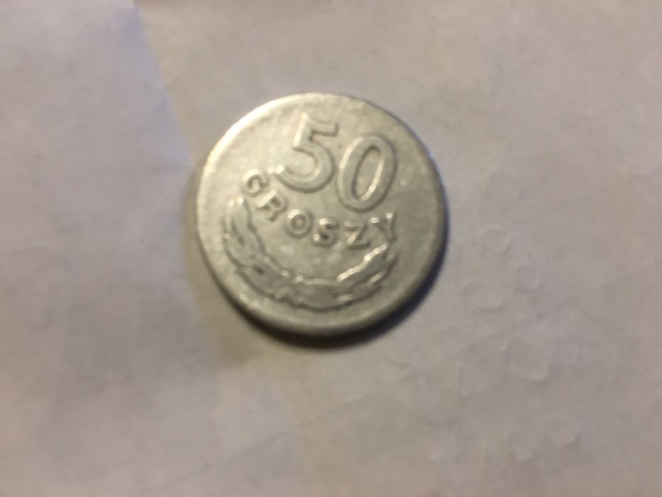 50 gr z roku 1975 r. bez znaku mennicy 500zł