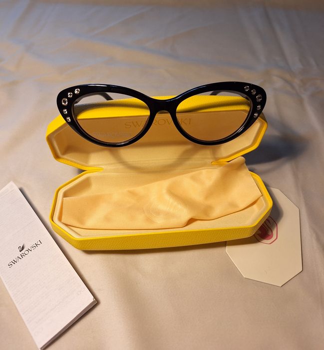 Oprawki swarovski okulary zdobione