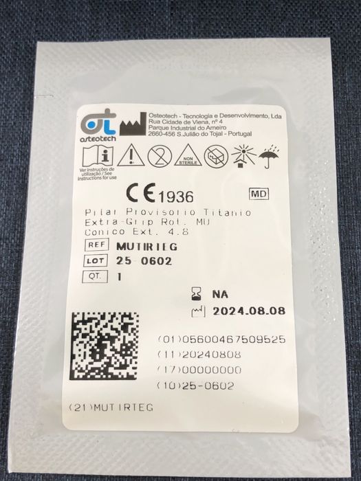 Cilindro titânio multi-unit  para protese/dentaria