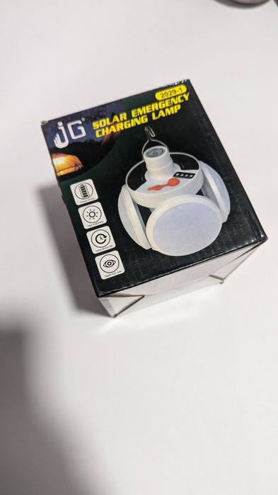 Лампочка з акумулятором розкладна, портативний ліхтар