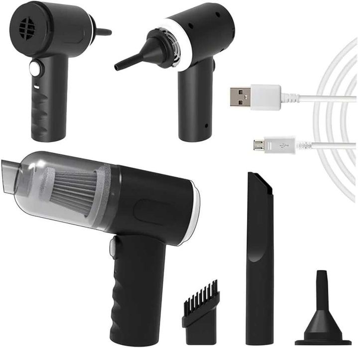 Aspirador sem fios com Soprador para a Limpeza do carro e da Casa