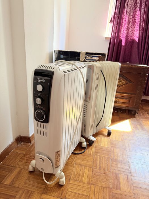 2 Aquecedores Elétricos De’Longhi em Ótimo Estado – Mudança de País