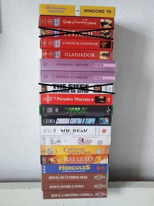 Cassetes VHS Vários