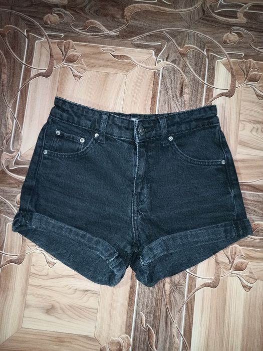Джинсовые шорты высокая посадка H&M,Bershka.