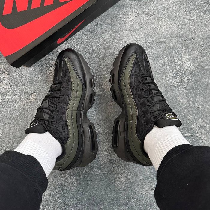 ТОП! Кросівки Nike Air Max 95 Black Olive green 41 42 43 44 45