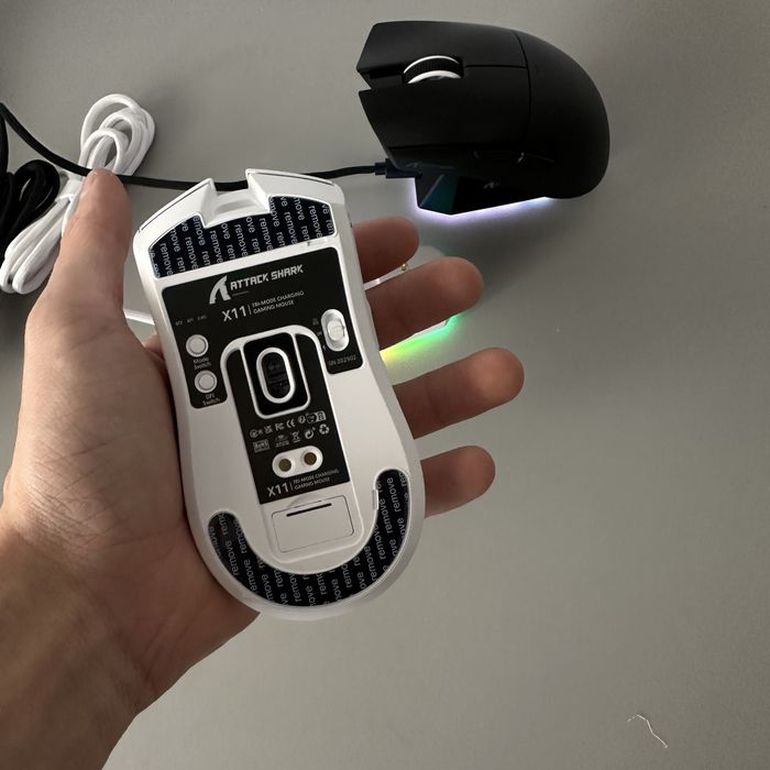 ‼️Безпровідна ігрова мишка attack shark X11  (2,4\Bluetooth\USB)‼️