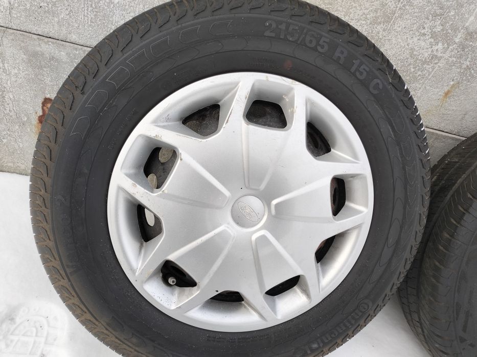 Koła felgi  stalowe 15' 5x160 z oponami 215/65 R15 Ford Transit