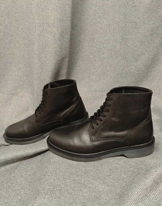 Next 43 р черевики чорні чоловічі шкіряні стильні демісезон класичні