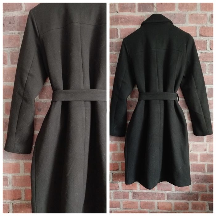 Czarny płaszcz Sinsay, nowy, M 38