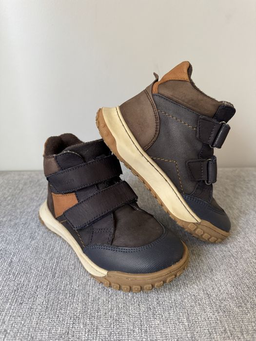 Lasocki buty trzewiki skorzane ocieplone dla chłopca na rzepy 27