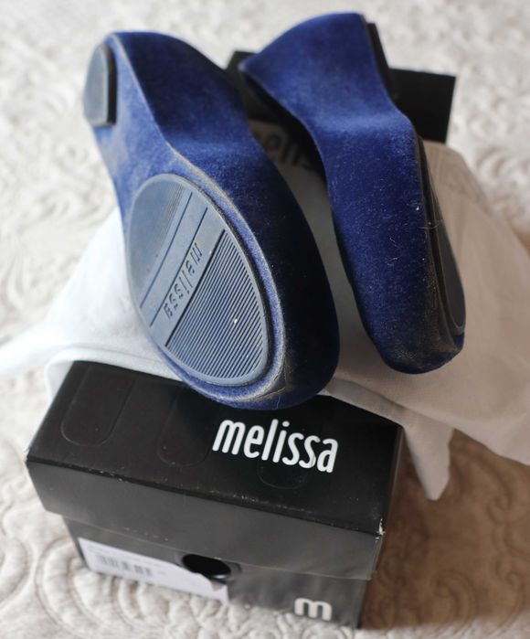 Melissa Ultragirl Blue Flocked