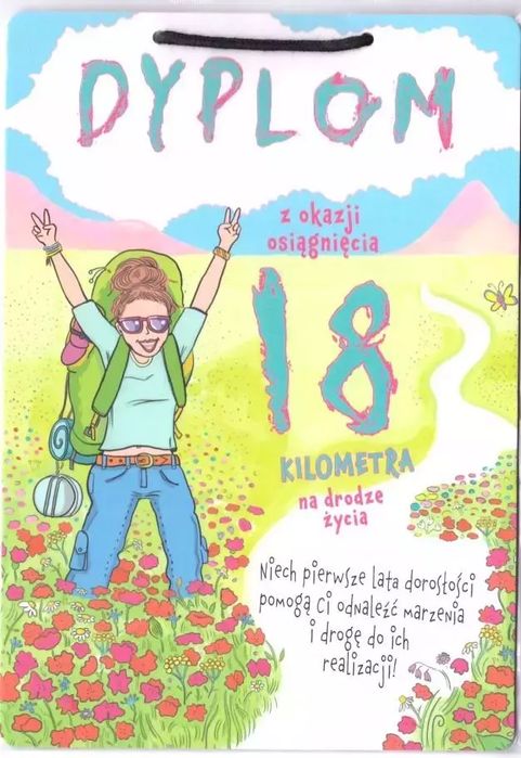 Dyplom - osiemnastka dziewczyna. Henry. Nowy Produkt