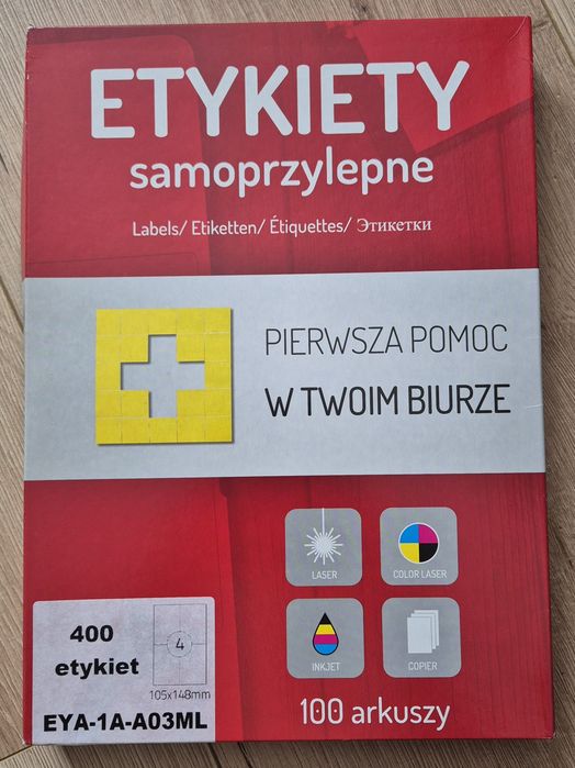 Etykiety samoporzylepne Dalpo A4 105x148 - 100arkuszy