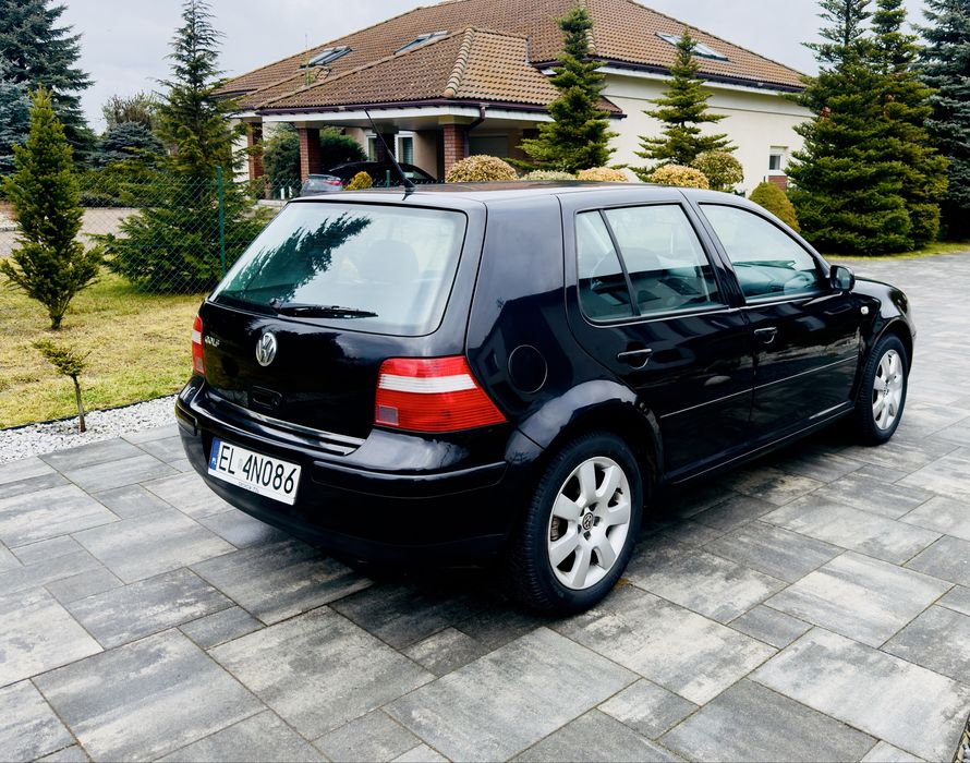 Śliczny Czarny Bezwypadkowy Golf Wyposażony 1-WŁ Super Stan Zamiana!!