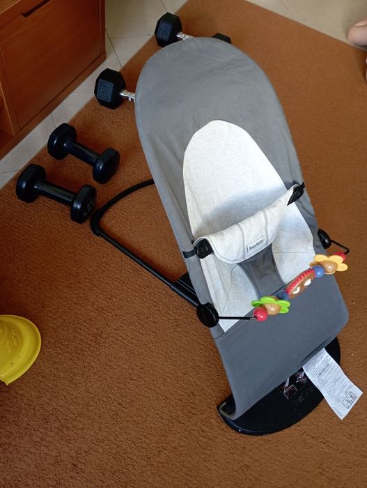 Espreguiçadeira BabyBjorn Soft Balance cinza