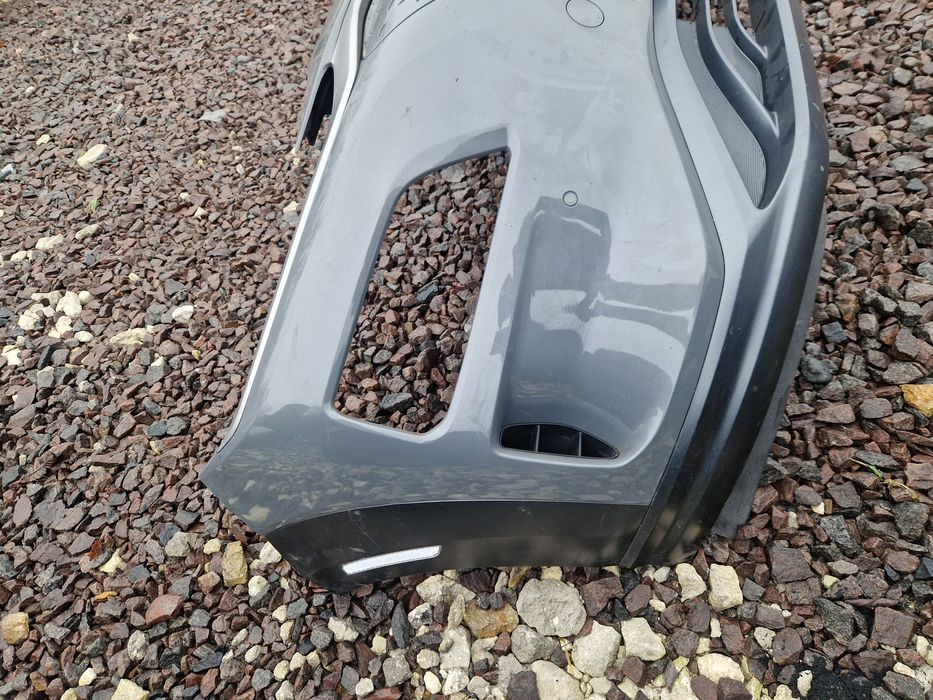 Hyundai kona electric бампер передний взборі, фари,  ходові вогні,