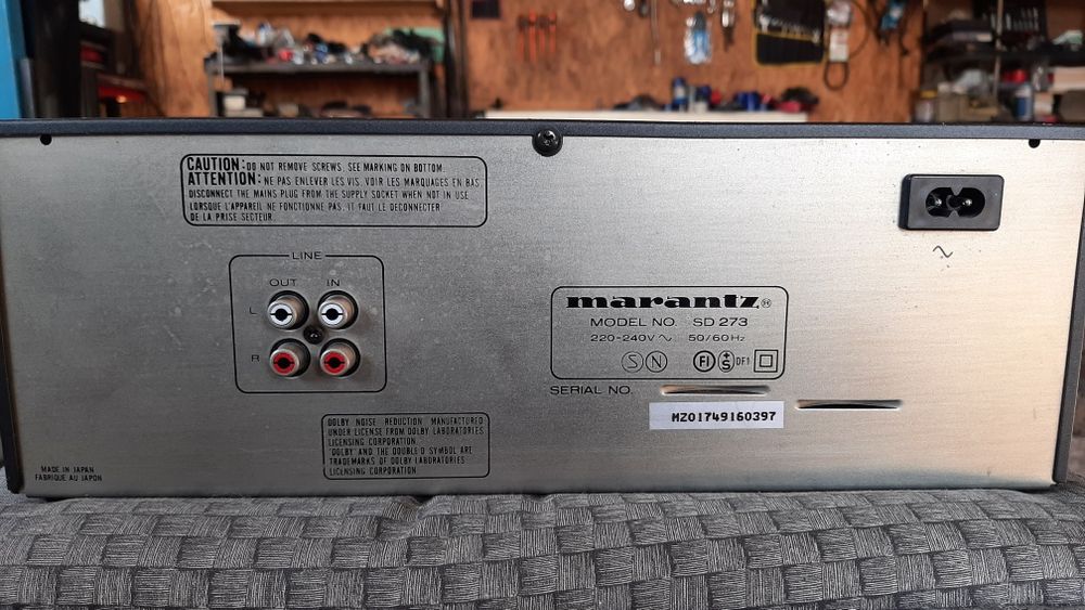 Magnetofon kasetowy Marantz SD273 uszkodzony