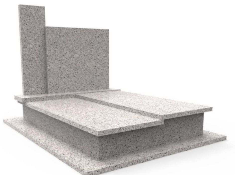 Pomnik granitowy podwójny