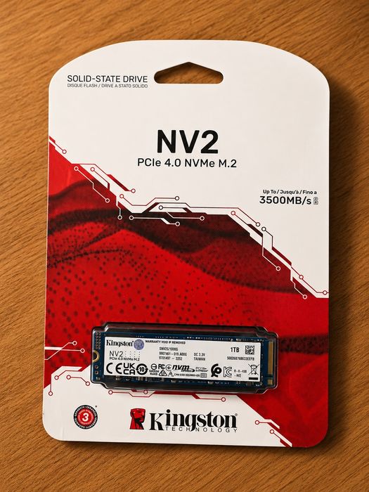Kingston NV2 1TB PCIe 4.0 NVMe M.2 SSD