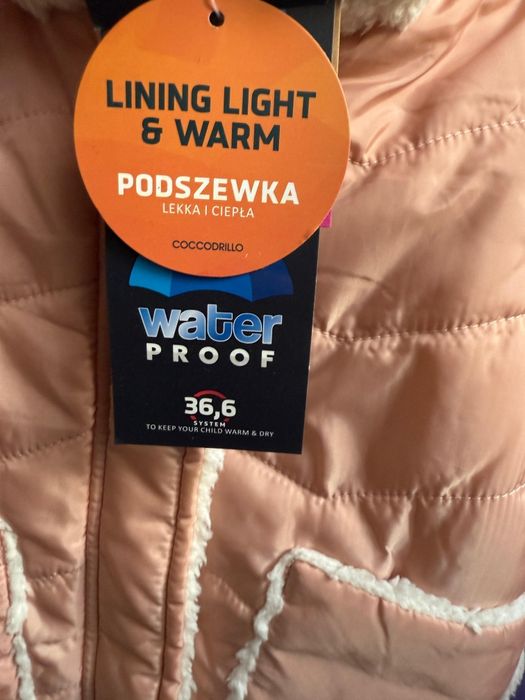 Kurtka zimowa dla dziewczynki r.68