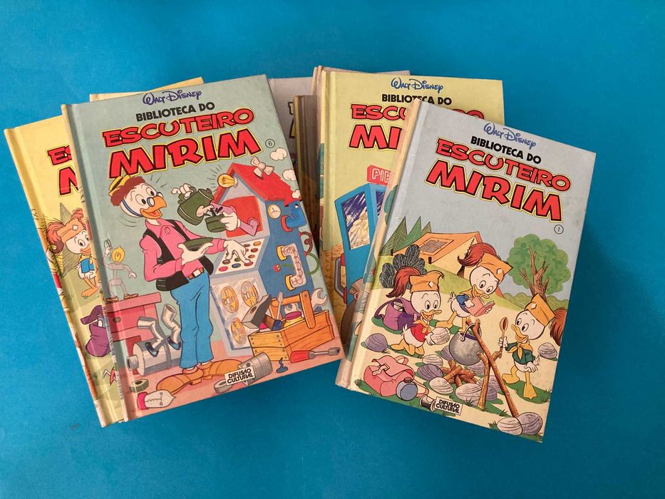 Colecção 17 Livros Biblioteca Escuteiro Mirim Difusão Cultural Anos 80