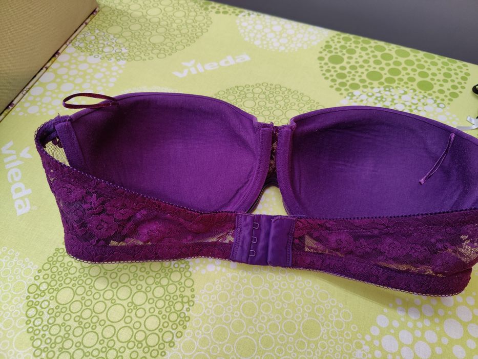 Bardotka fioletowa 80C H&M
